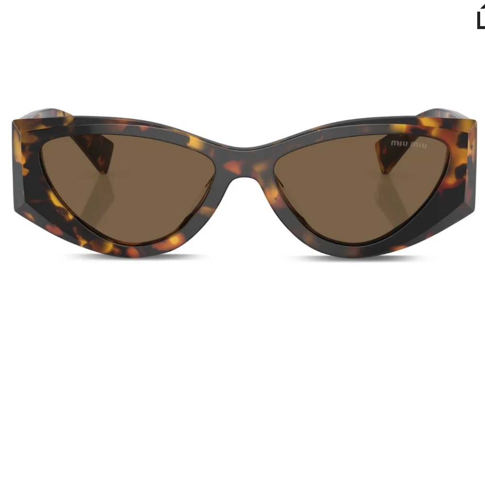 Miu Miu Brown Tortoise Sunglasses